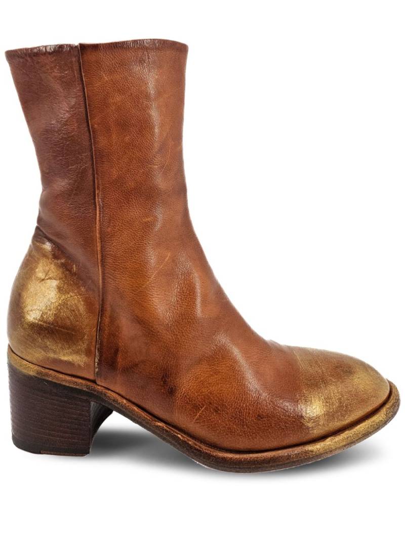 Madison.Maison 50mm leather boots - Brown von Madison.Maison