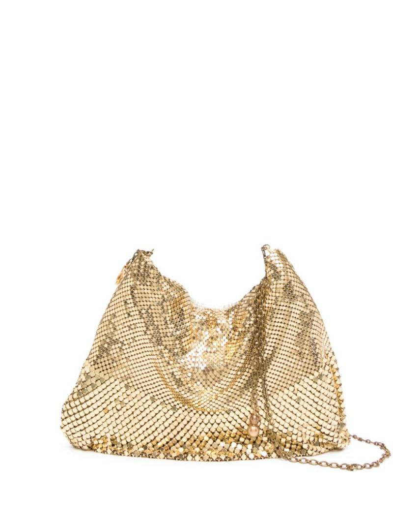 Madison.Maison Ana Disco mesh crossbody bag - Gold von Madison.Maison