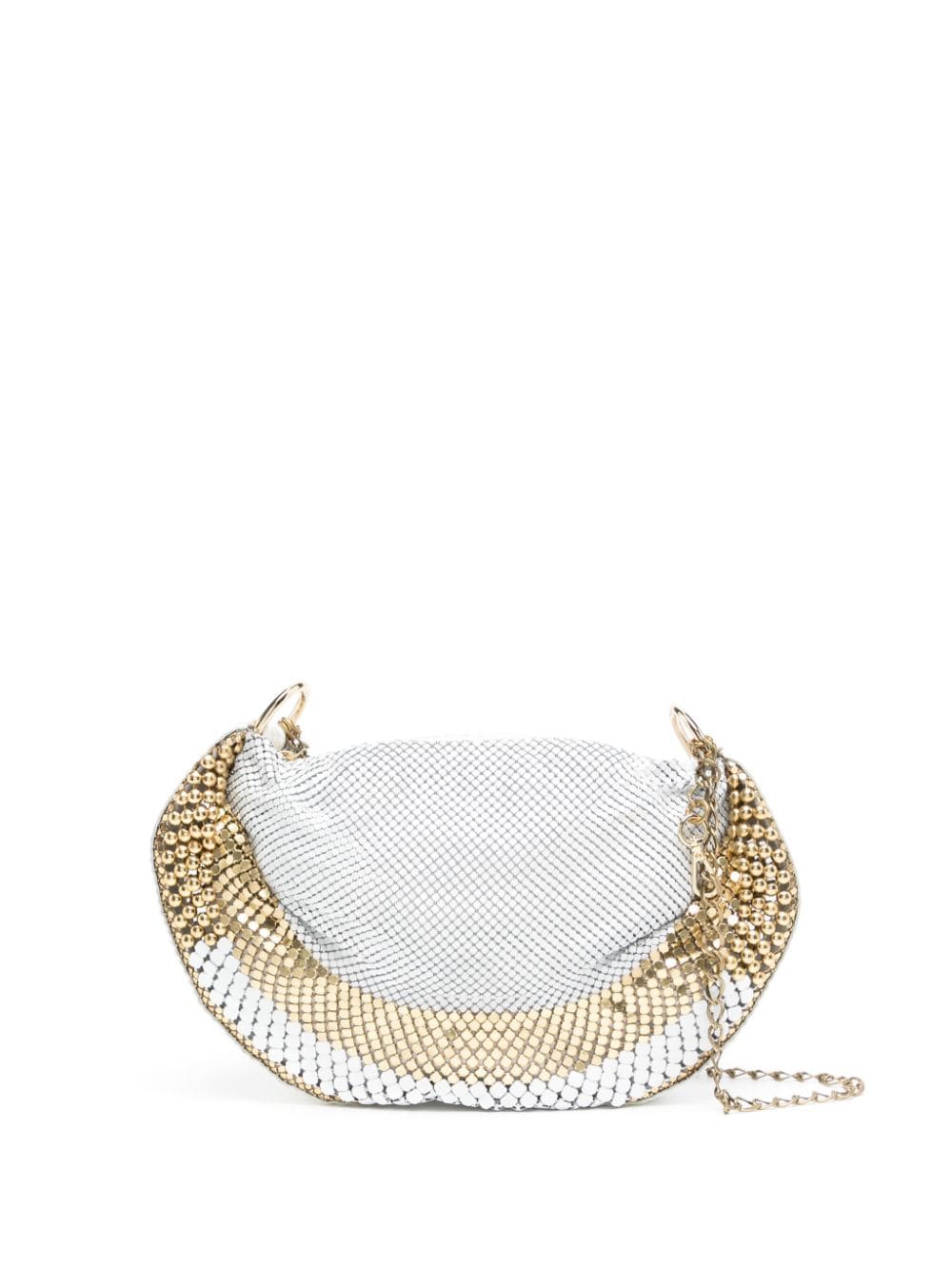 Madison.Maison Raquel mesh crossbody bag - White von Madison.Maison