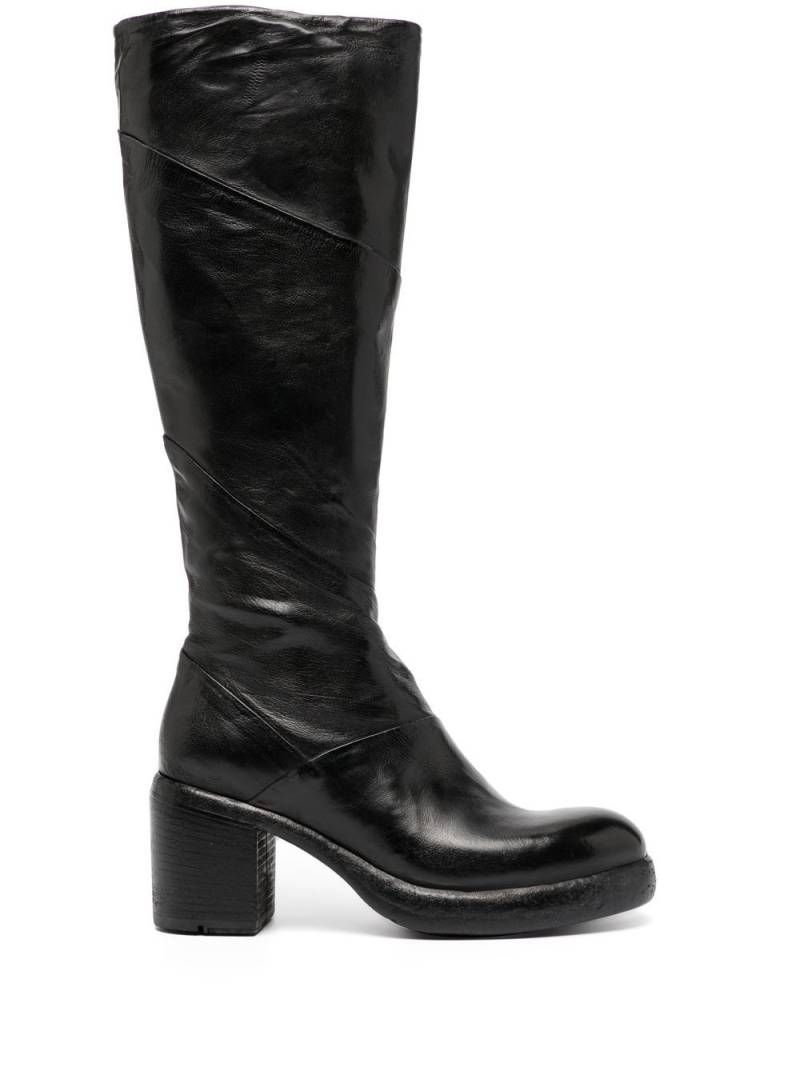 Madison.Maison knee-length block-heel 80mm boots - Black von Madison.Maison