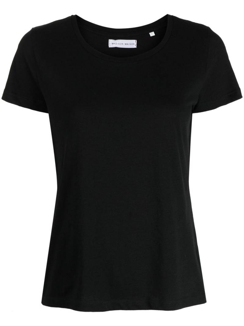 Madison.Maison short-sleeved cotton-jersey T-shirt - Black von Madison.Maison