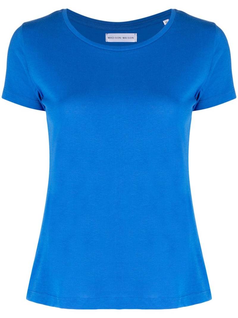 Madison.Maison short-sleeved cotton-jersey T-shirt - Blue von Madison.Maison