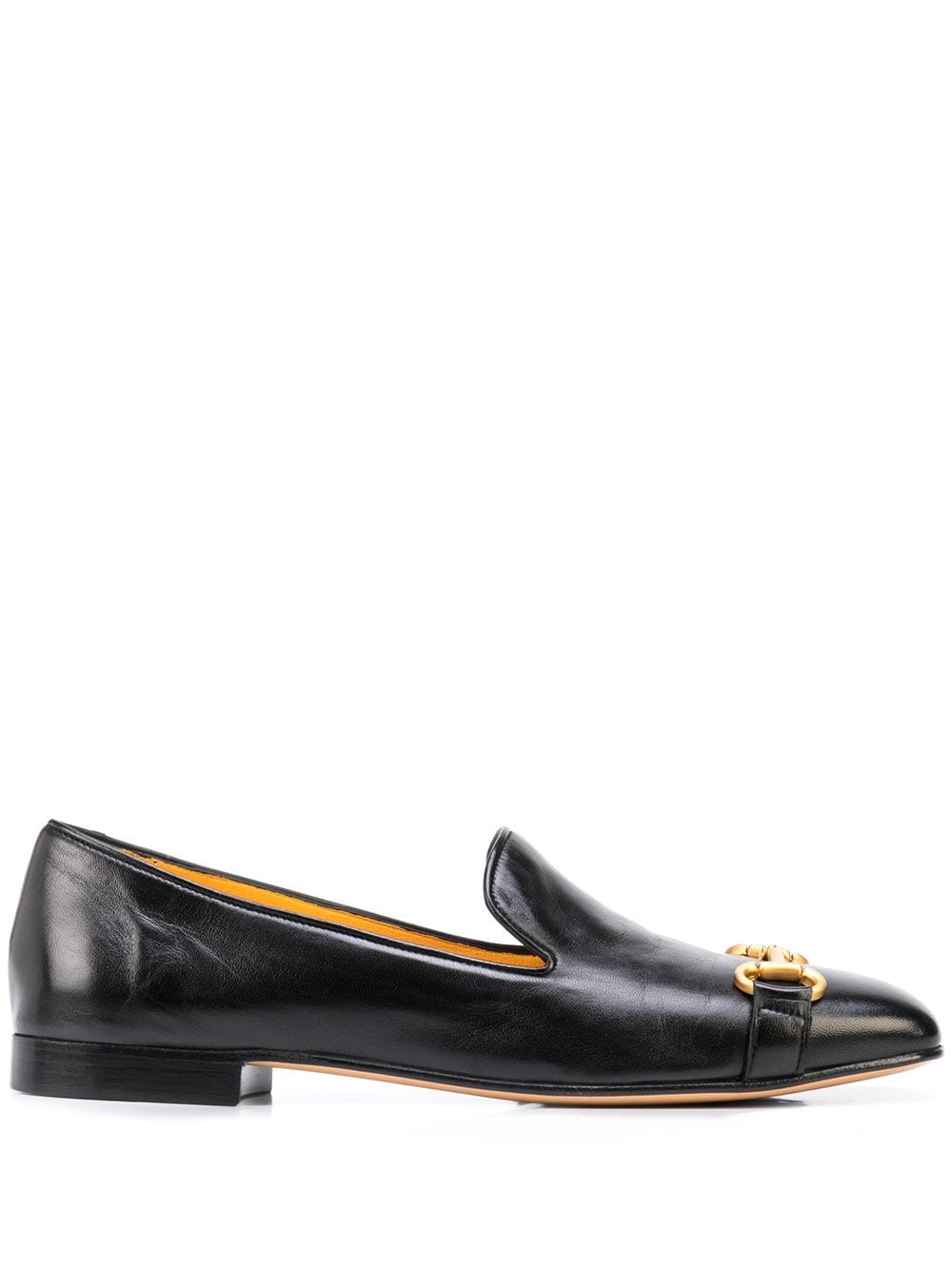 Madison.Maison square-toe horsebit loafers - Black von Madison.Maison