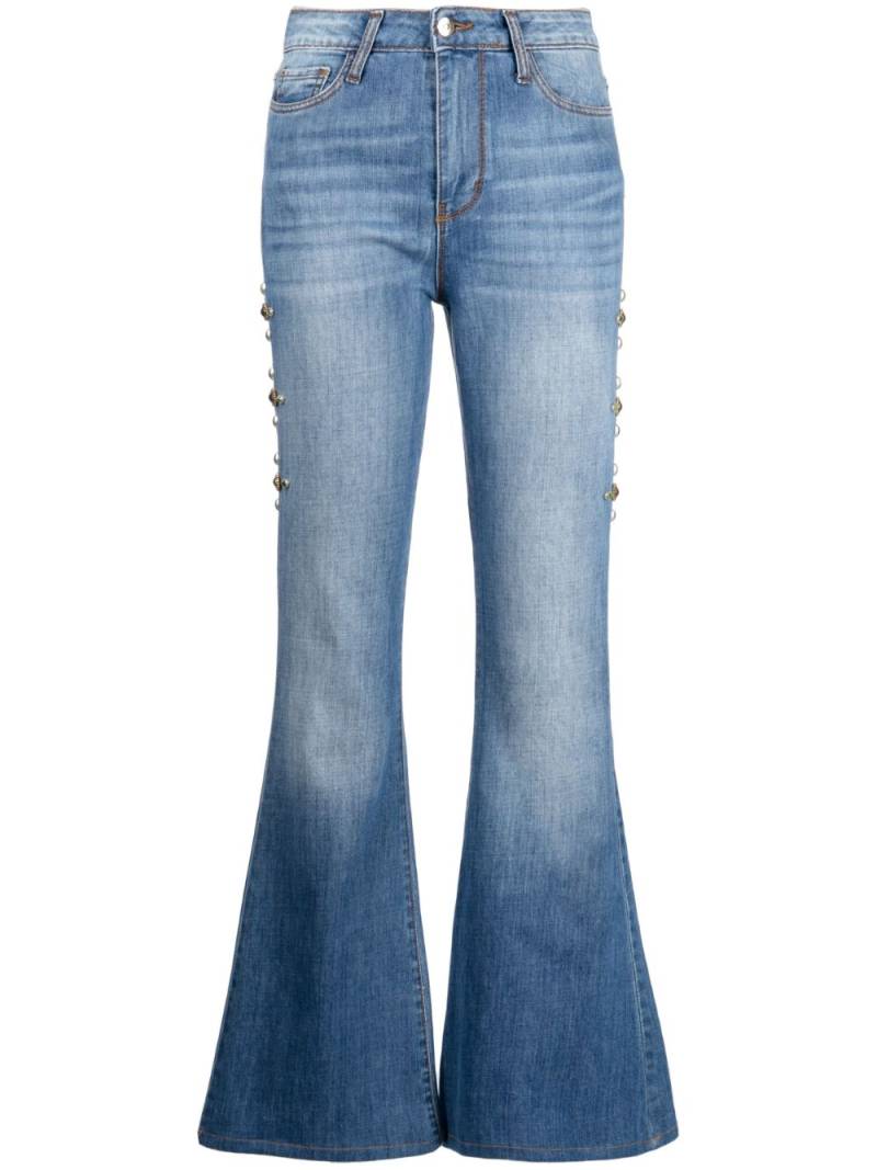 Madison.Maison stud-embellished flared jeans - Blue von Madison.Maison