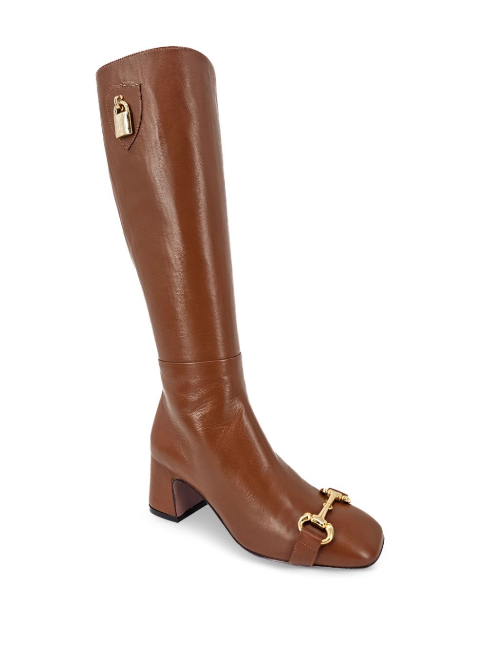 Madison.Maison x Joan Hornig 50mm Lock boots - Brown von Madison.Maison