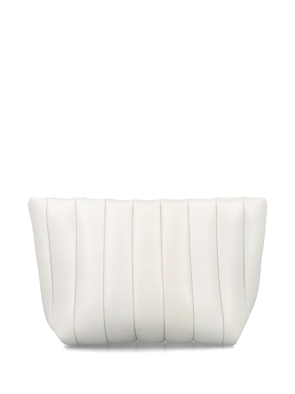 Maeden Boulevard leather clutch bag - White von Maeden