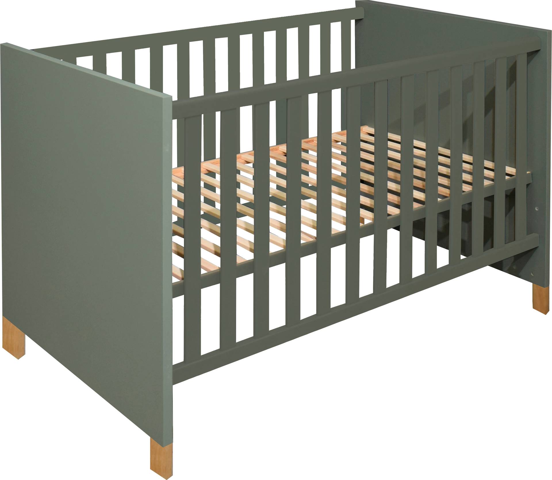 Mäusbacher Babybett, Holzfüsse, Holzgriffe Mäusbacher Babybett, Holzfüsse, Holzgriffe von Mäusbacher