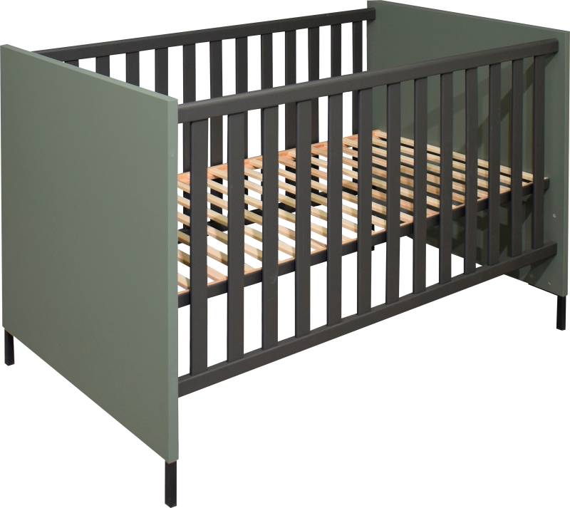 Mäusbacher Babybett, Metallfüsse, Metallgriffe von Mäusbacher