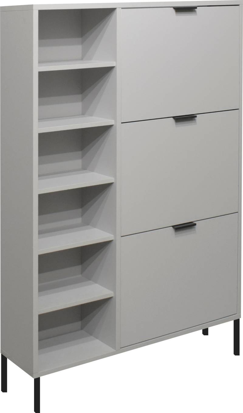 Mäusbacher Schuhschrank »Bonnie«, Breite 95 cm mit 3 Klappen, Regal und Quadratgestell von Mäusbacher