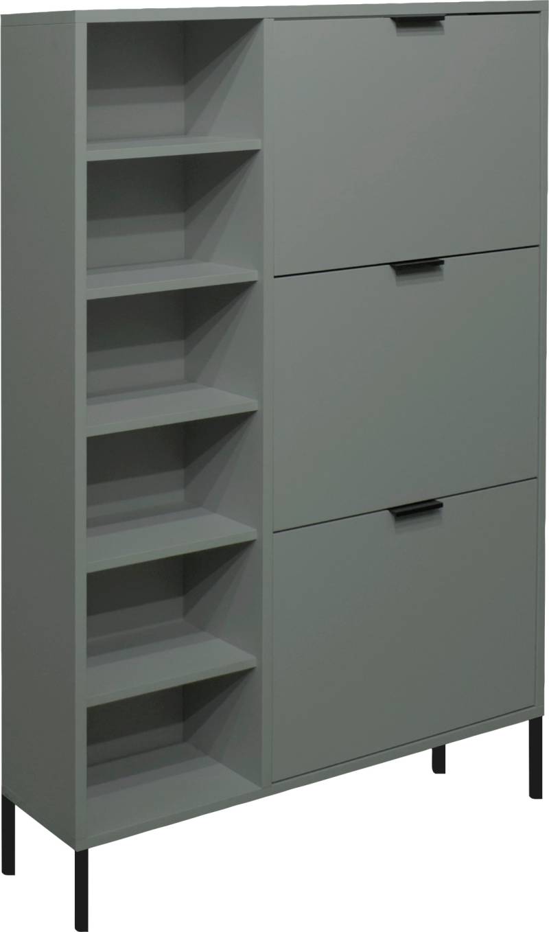 Mäusbacher Schuhschrank »Bonnie«, Breite 95 cm mit 3 Klappen, Regal und Quadratgestell von Mäusbacher