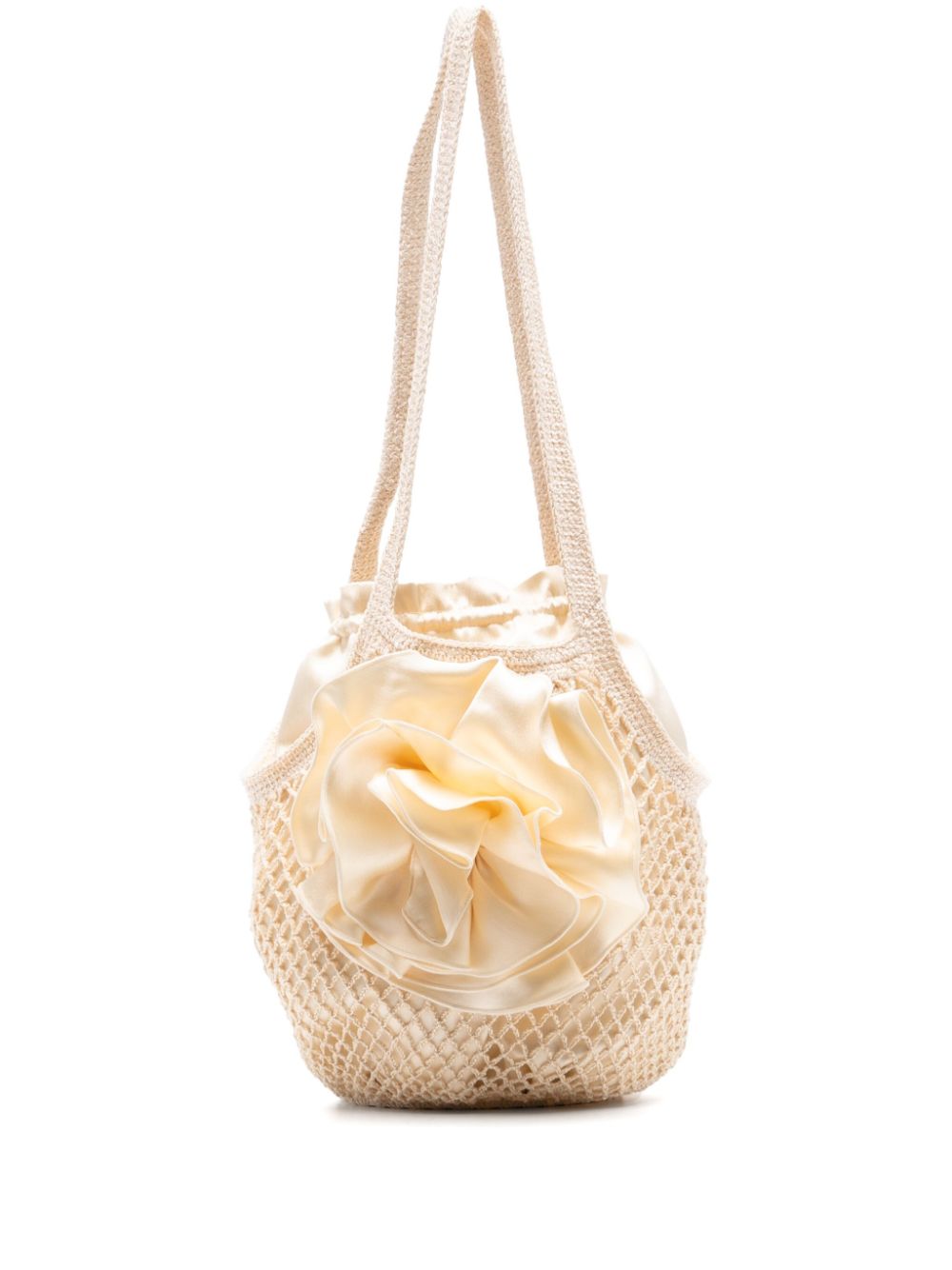 Magda Butrym Sevana medium crochet tote - Neutrals von Magda Butrym