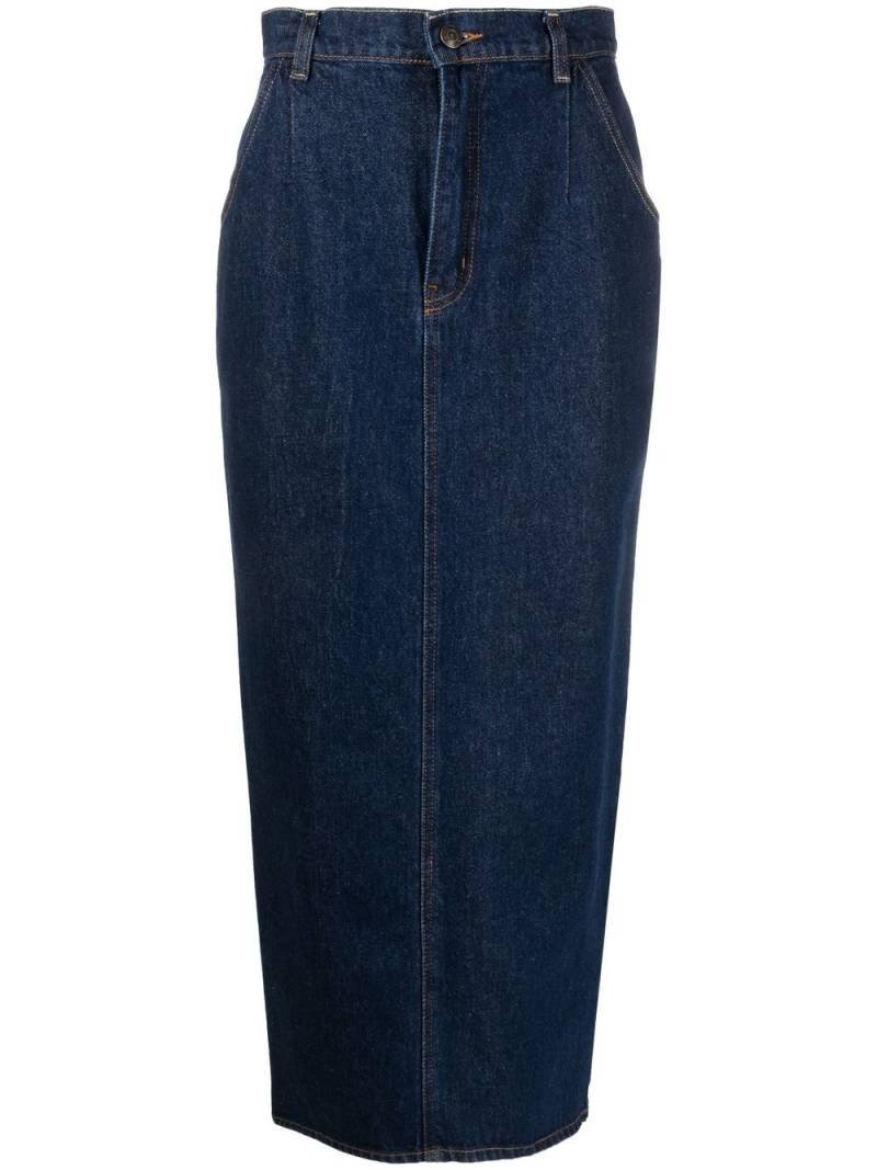 Magda Butrym Tima denim midi skirt - Blue von Magda Butrym