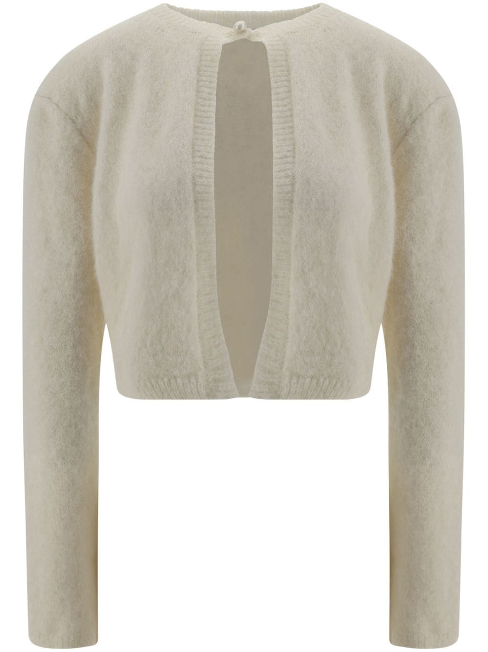 Magda Butrym brushed-finish cardigan - White von Magda Butrym