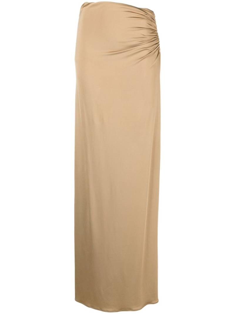 Magda Butrym cut-out-detail maxi skirt - Neutrals von Magda Butrym