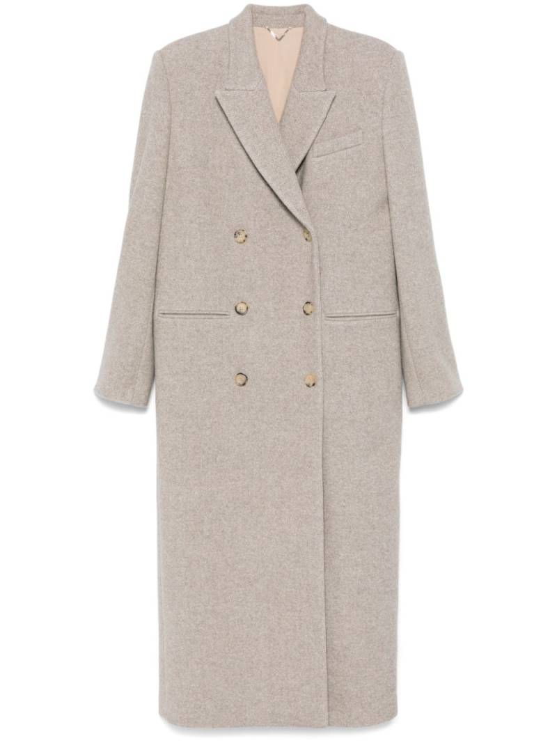 Magda Butrym double-breasted coat - Neutrals von Magda Butrym