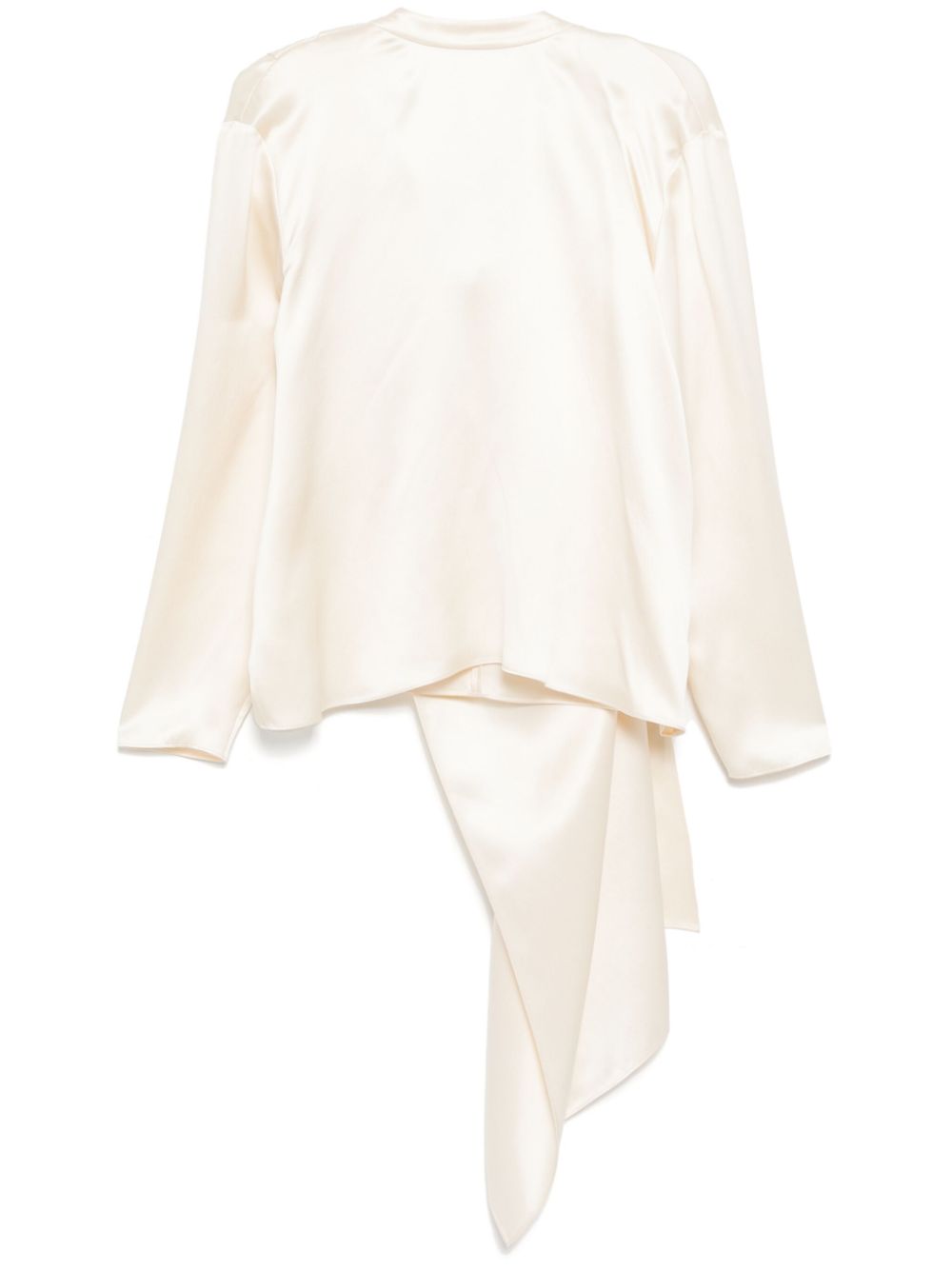 Magda Butrym draped blouse - Neutrals von Magda Butrym