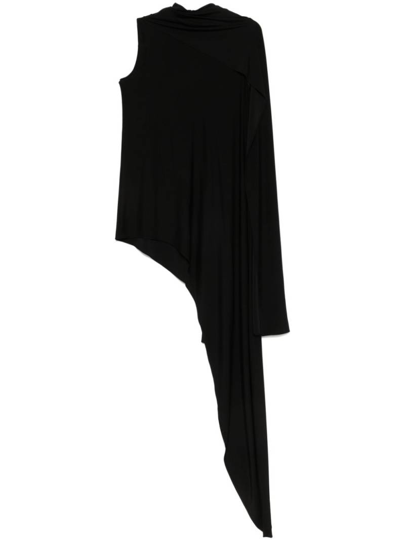 Magda Butrym draped-detail mini dress - Black von Magda Butrym