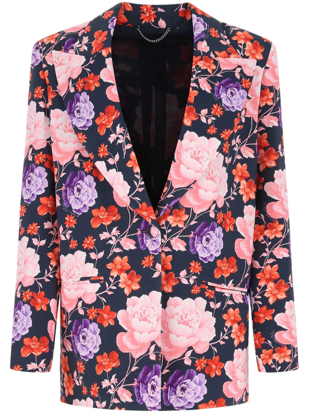 Magda Butrym floral buttoned blazer jacket - Blue von Magda Butrym