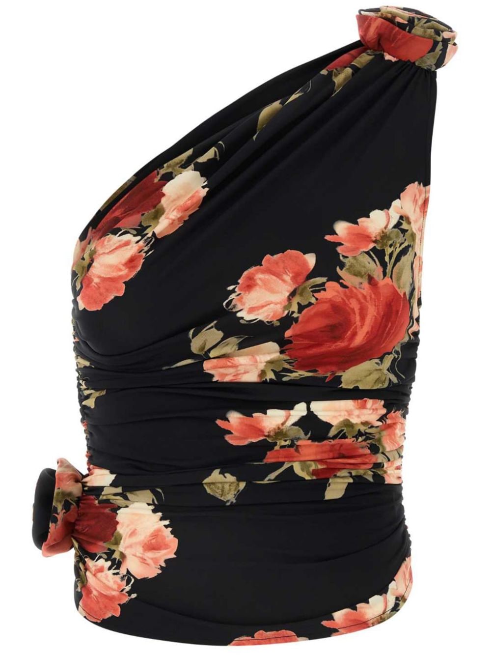 Magda Butrym floral-print top - Black von Magda Butrym