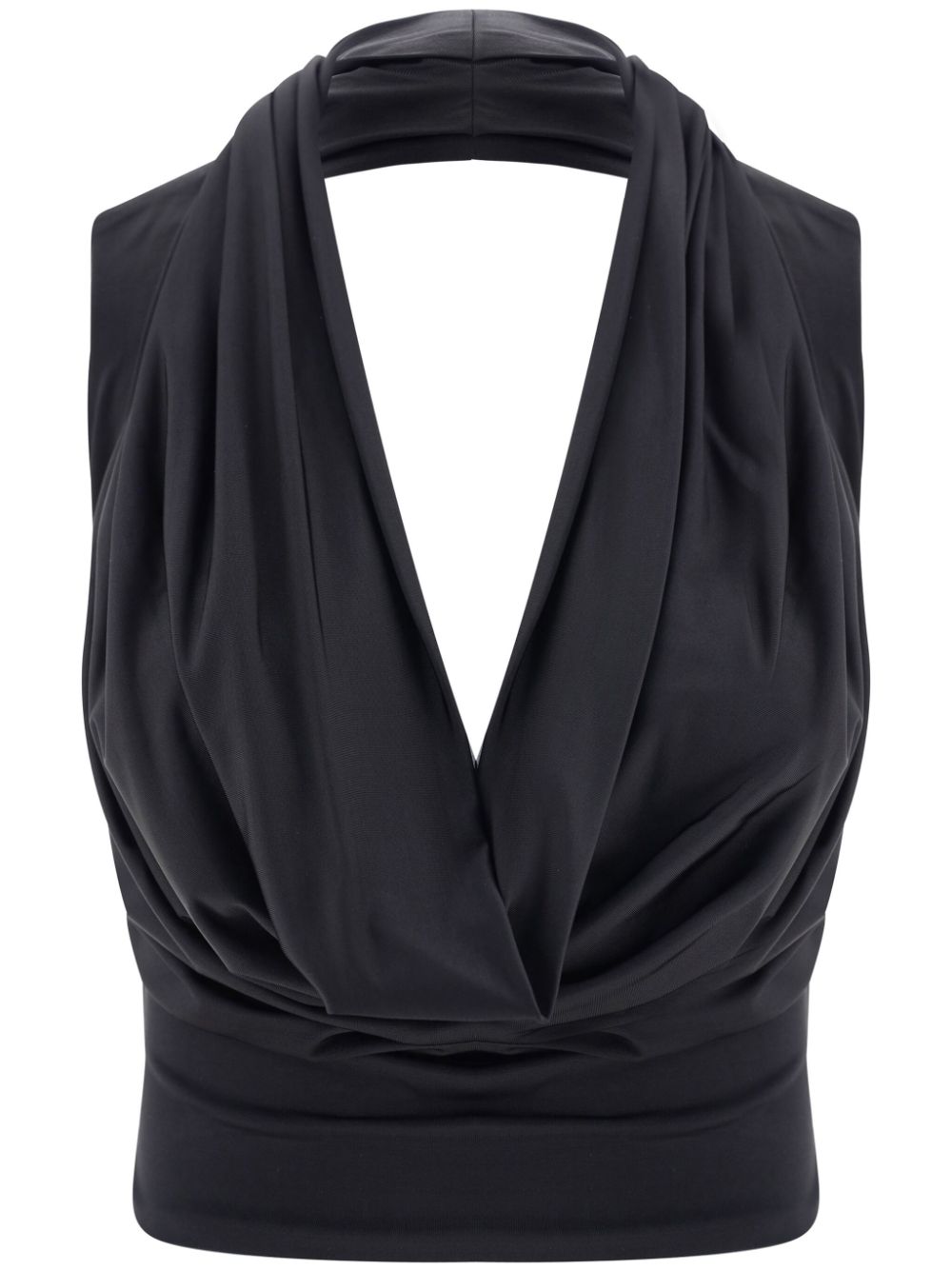 Magda Butrym halterneck blouse - Black von Magda Butrym