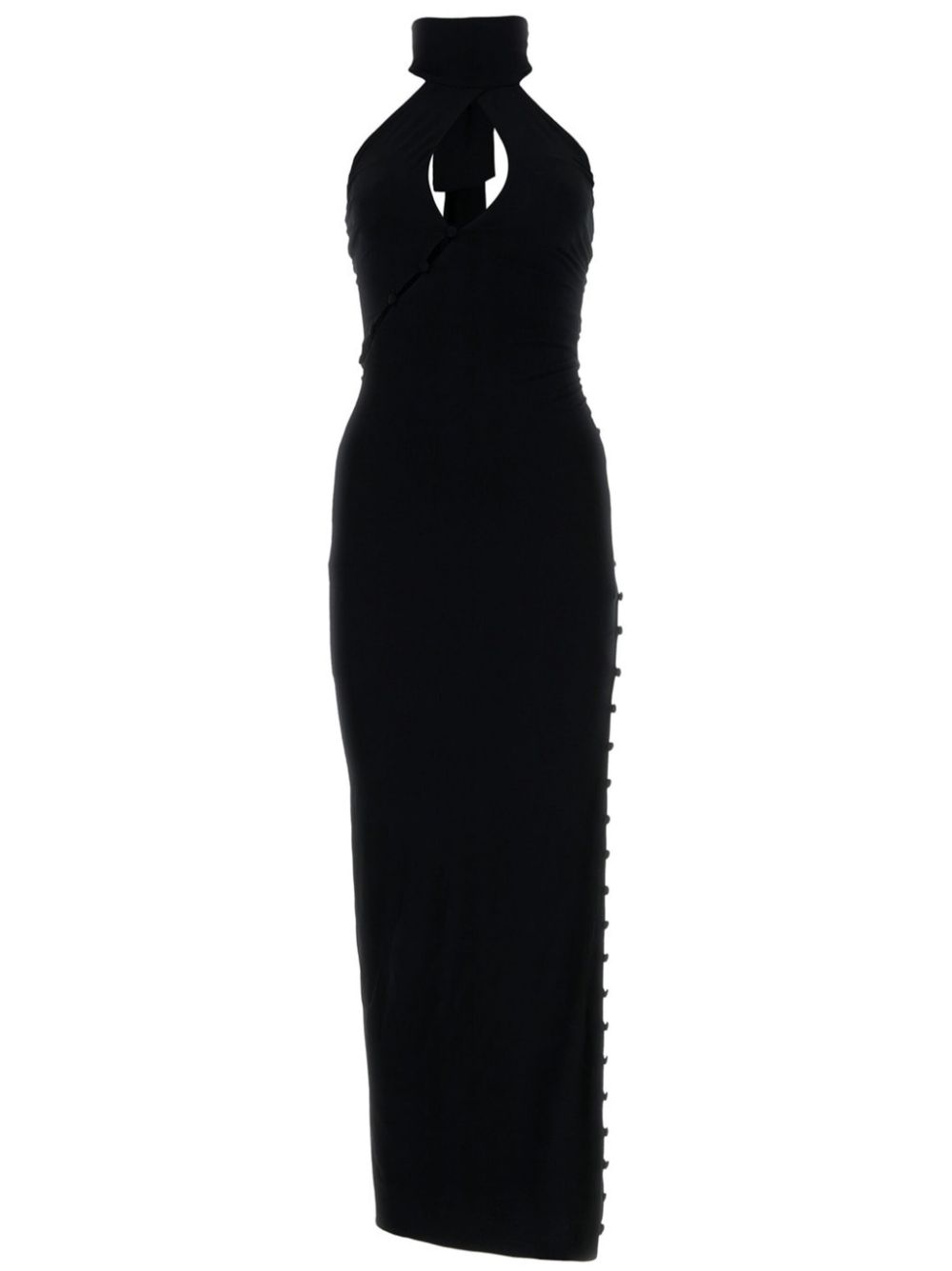 Magda Butrym halterneck maxi dress - Black von Magda Butrym