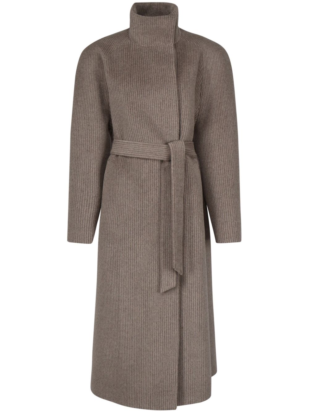 Magda Butrym high-neck wrap coat - Neutrals von Magda Butrym