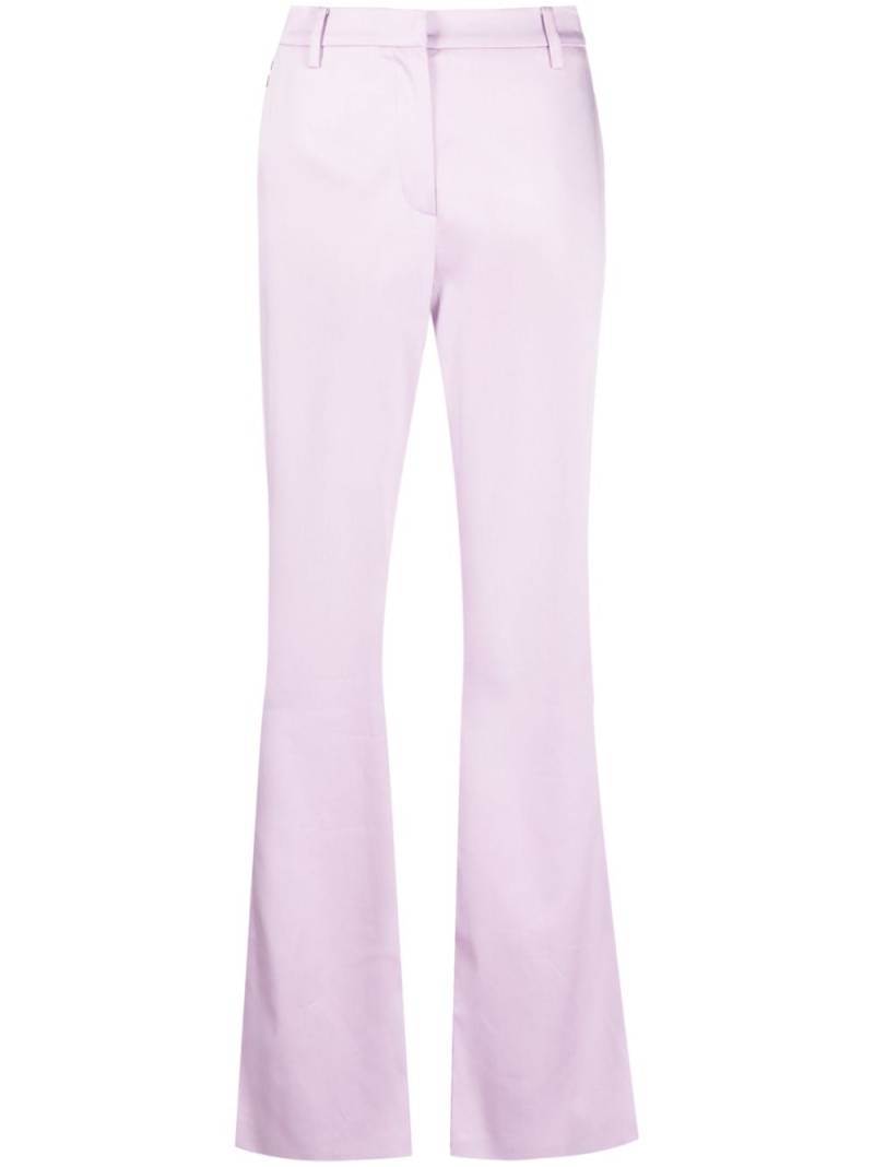 Magda Butrym high-waisted flared trousers - Purple von Magda Butrym