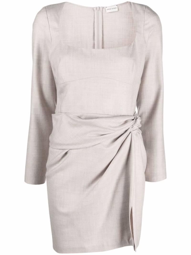 Magda Butrym knot detail scoop-neck dress - Neutrals von Magda Butrym