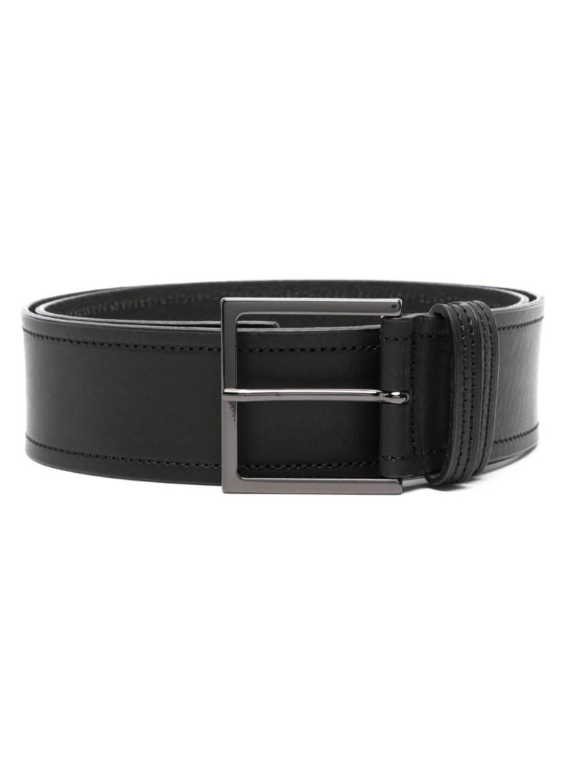 Magda Butrym leather wide belt - Black von Magda Butrym