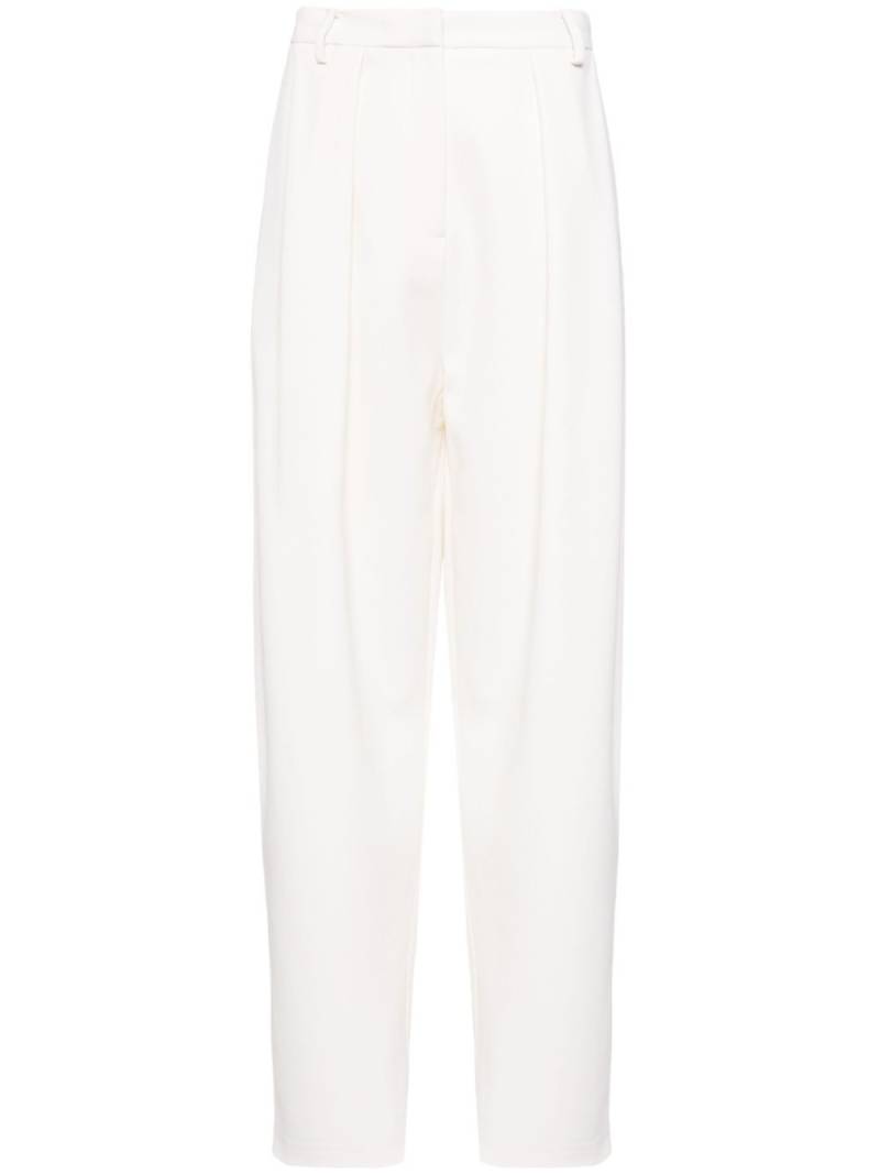 Magda Butrym pleated tapered-leg trousers - Neutrals von Magda Butrym