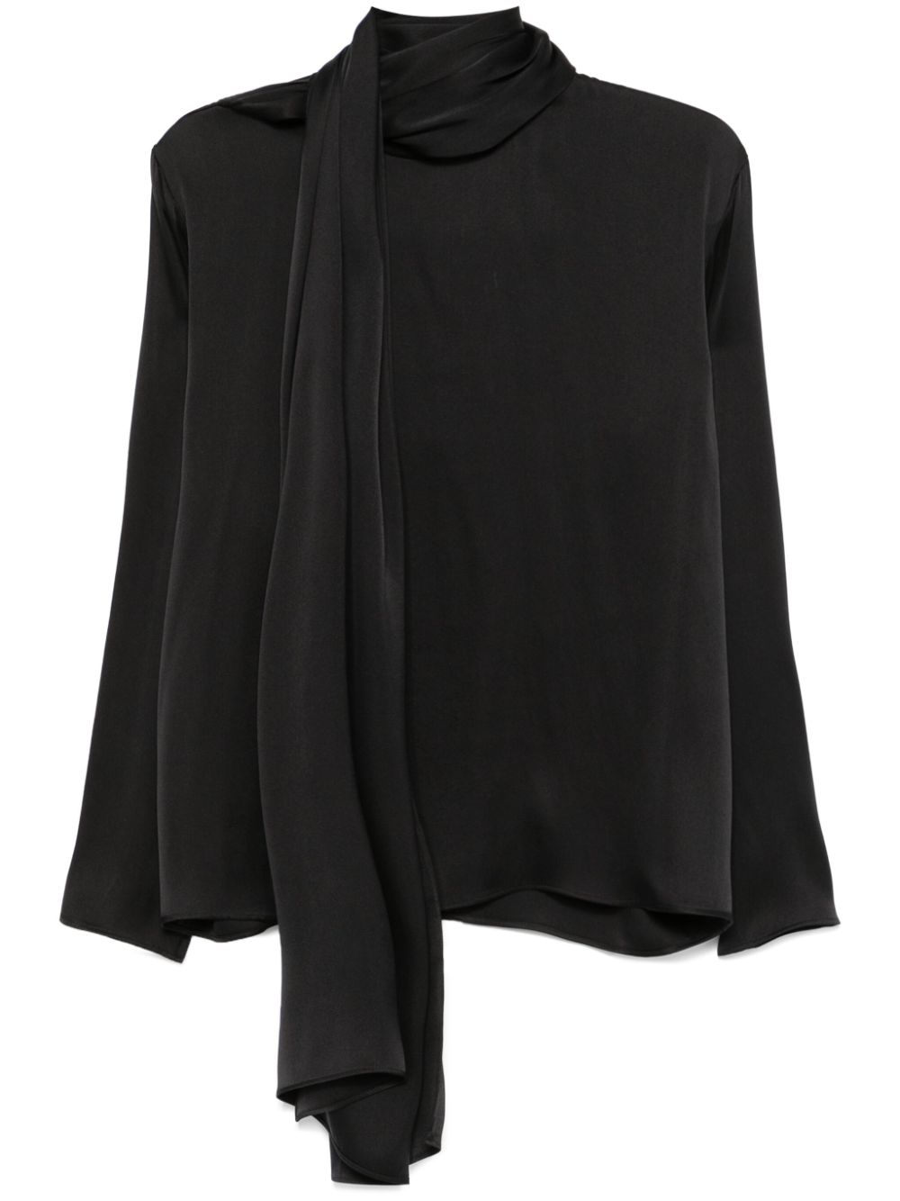 Magda Butrym satin blouse - Black von Magda Butrym