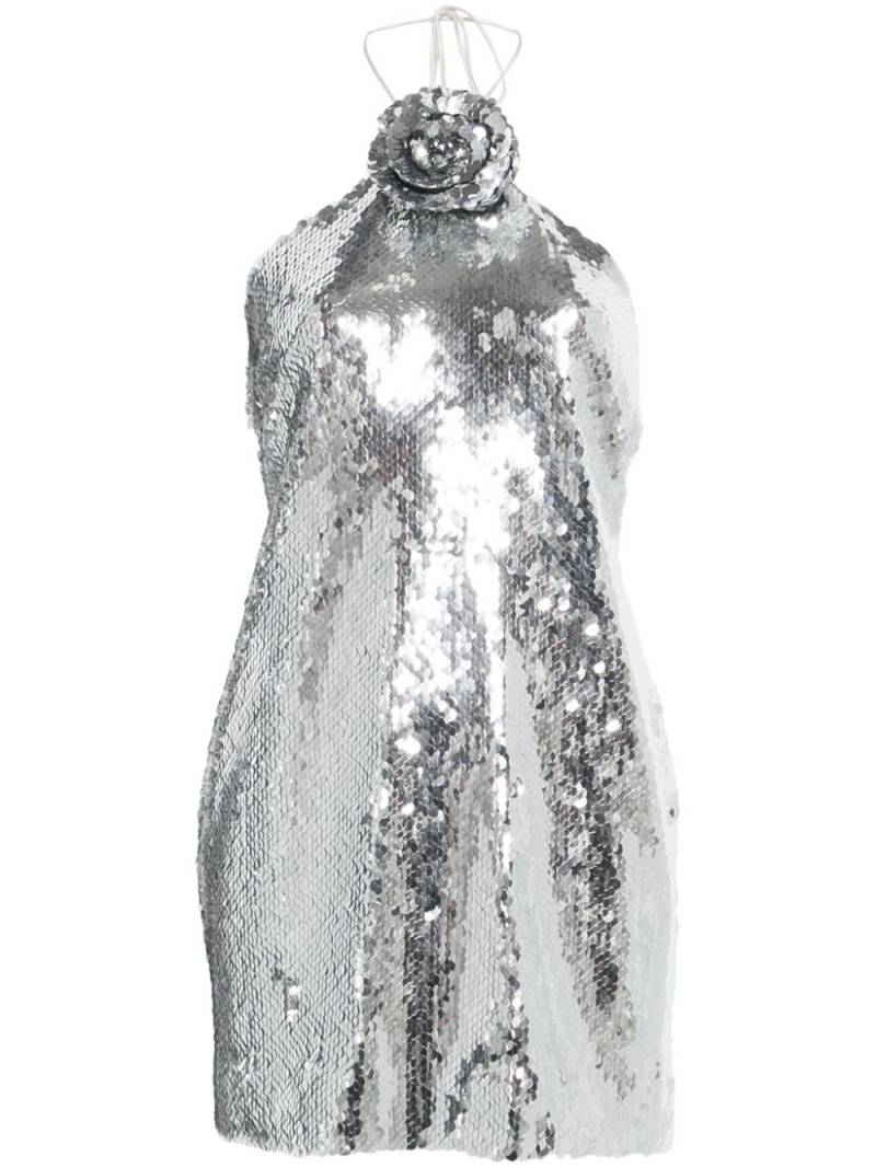 Magda Butrym sequinned mini dress - Silver von Magda Butrym