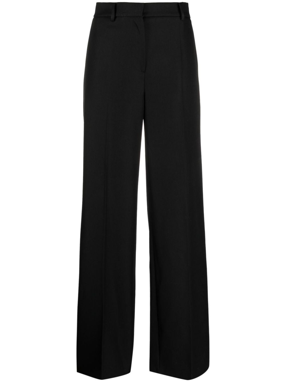 Magda Butrym silk wide-leg trousers - Black von Magda Butrym