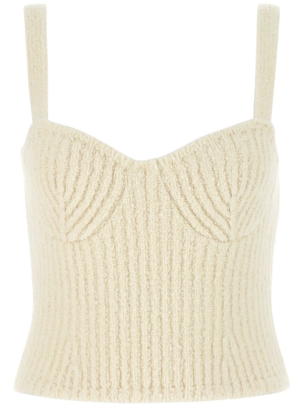 Magda Butrym sleeveless knitted top - Neutrals von Magda Butrym