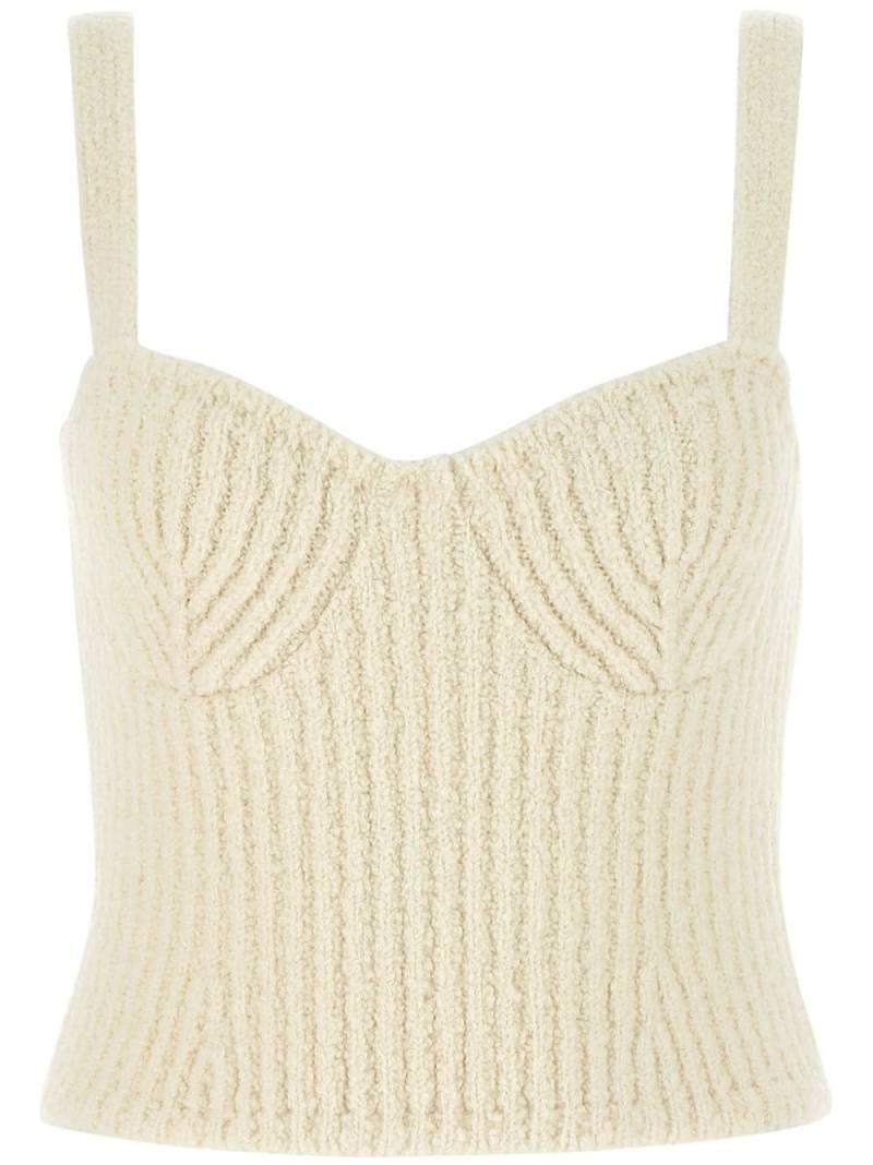 Magda Butrym sleeveless knitted top - Neutrals von Magda Butrym