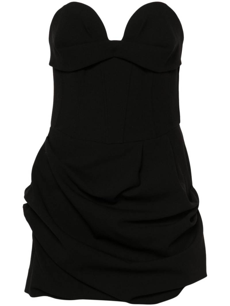 Magda Butrym sweetheart corset minidress - Black von Magda Butrym