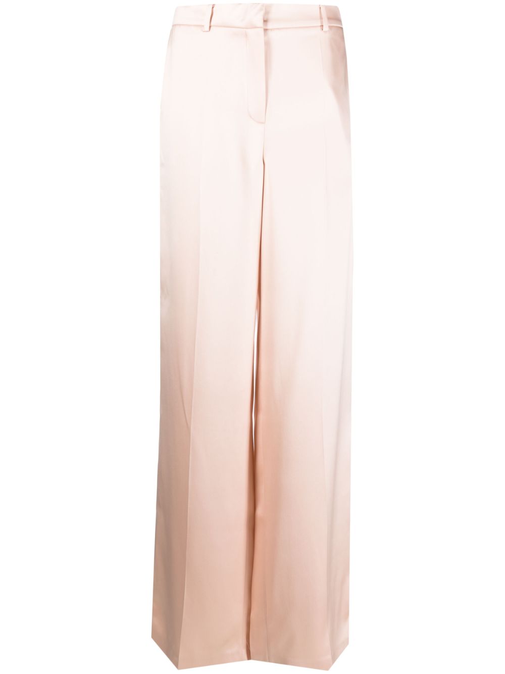 Magda Butrym wide-leg silk trousers - Orange von Magda Butrym