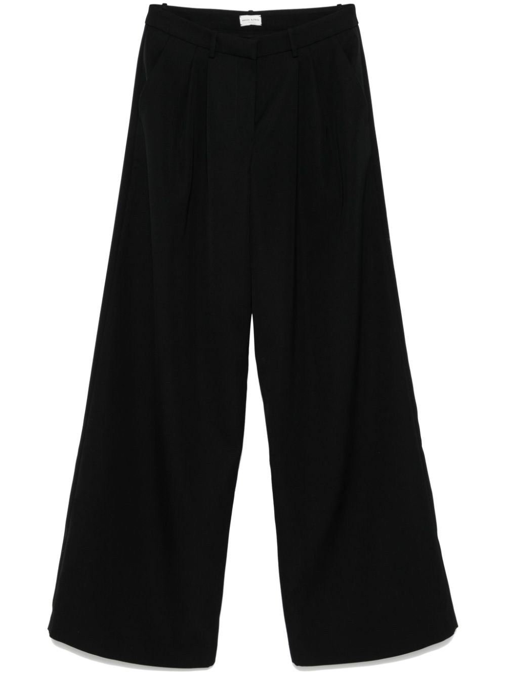 Magda Butrym wide-leg wool trousers - Black von Magda Butrym