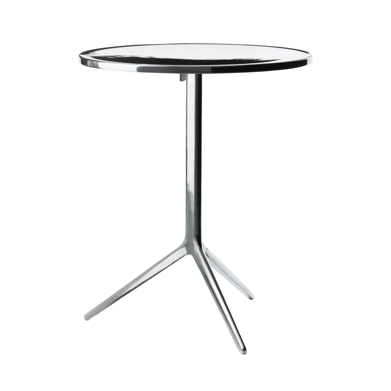 Central Klapptisch , Ausführung aluminium poliert, Grösse rund - d. 60 cm Central Klapptisch , Ausführung aluminium poliert, Grösse rund - d. 60 cm von Magis Spa