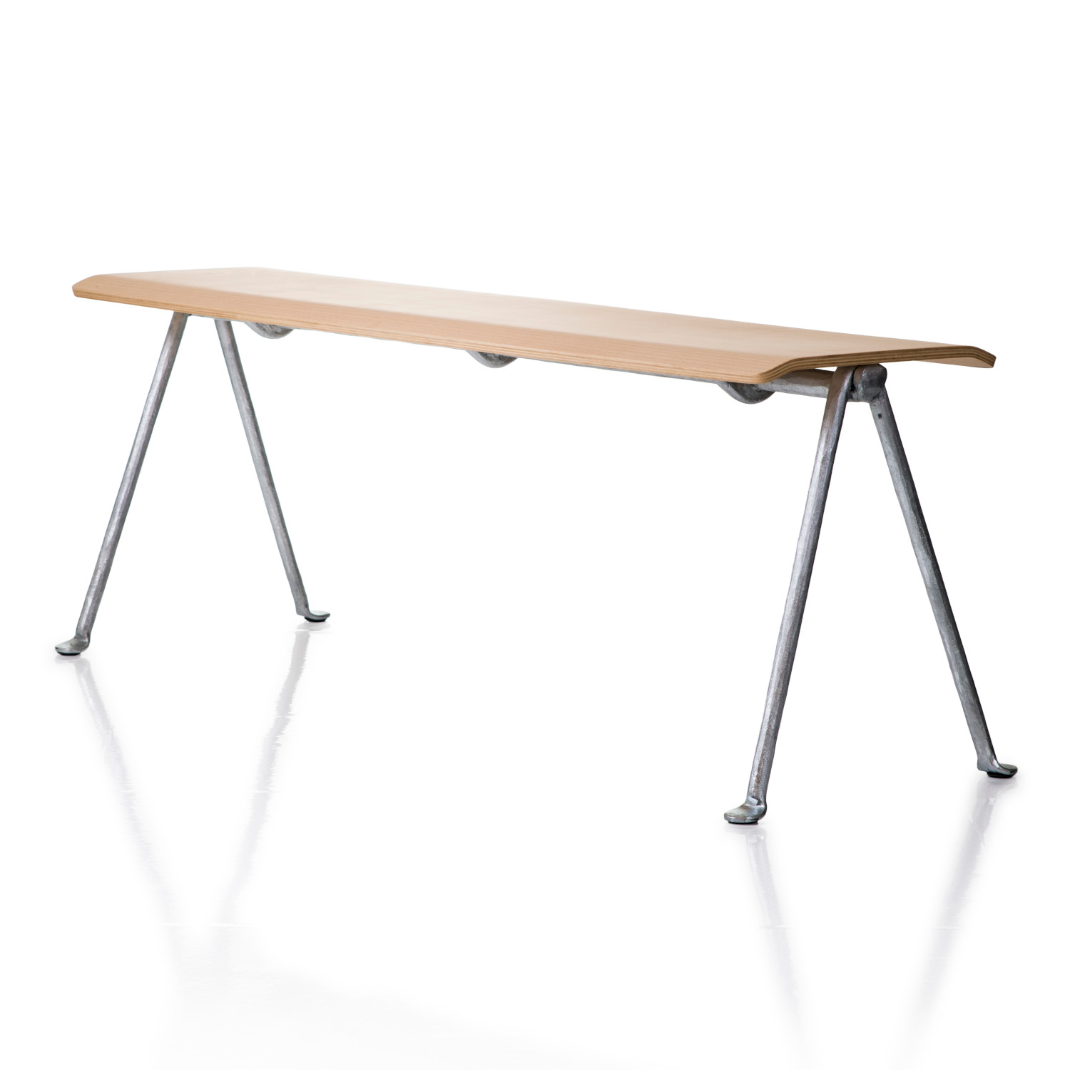 Officina Sitzbank, Ausführung Sitz schwarz 7140, Gestell verzinkt 5250, Länge 120 cm Officina Sitzbank, Ausführung Sitz schwarz 7140, Gestell verzinkt 5250, Länge 120 cm von Magis Spa