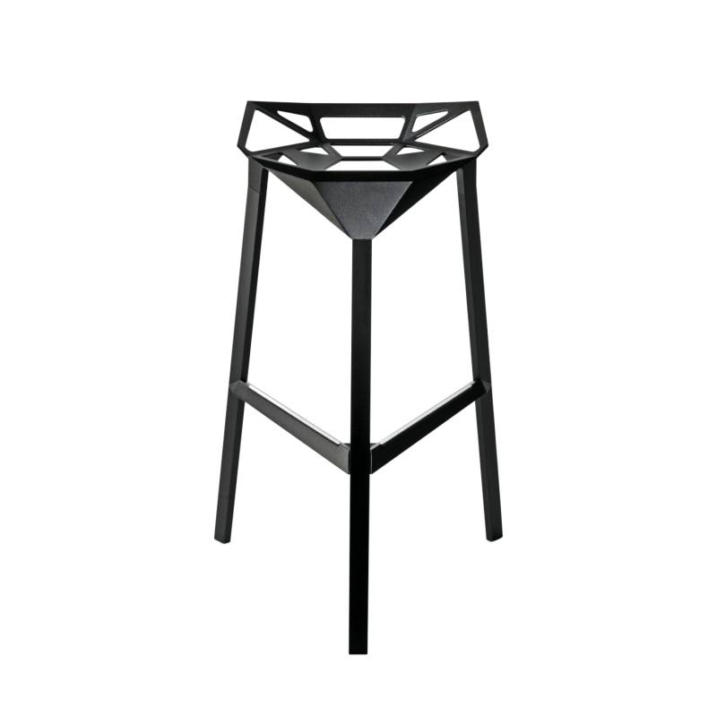 Stool One Barhocker , Farbe grau 5254, Höhe 77 cm von Magis Spa