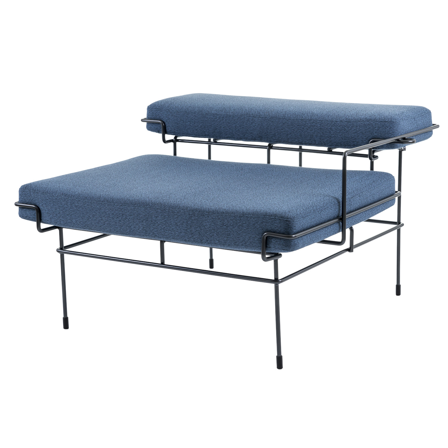 Traffic_2 Platform Sitzbank, Bezug kvadrat tonus 4 - 135/beige, Gestell schwarz 5013 Traffic_2 Platform Sitzbank, Bezug kvadrat tonus 4 - 135/beige, Gestell schwarz 5013 von Magis Spa