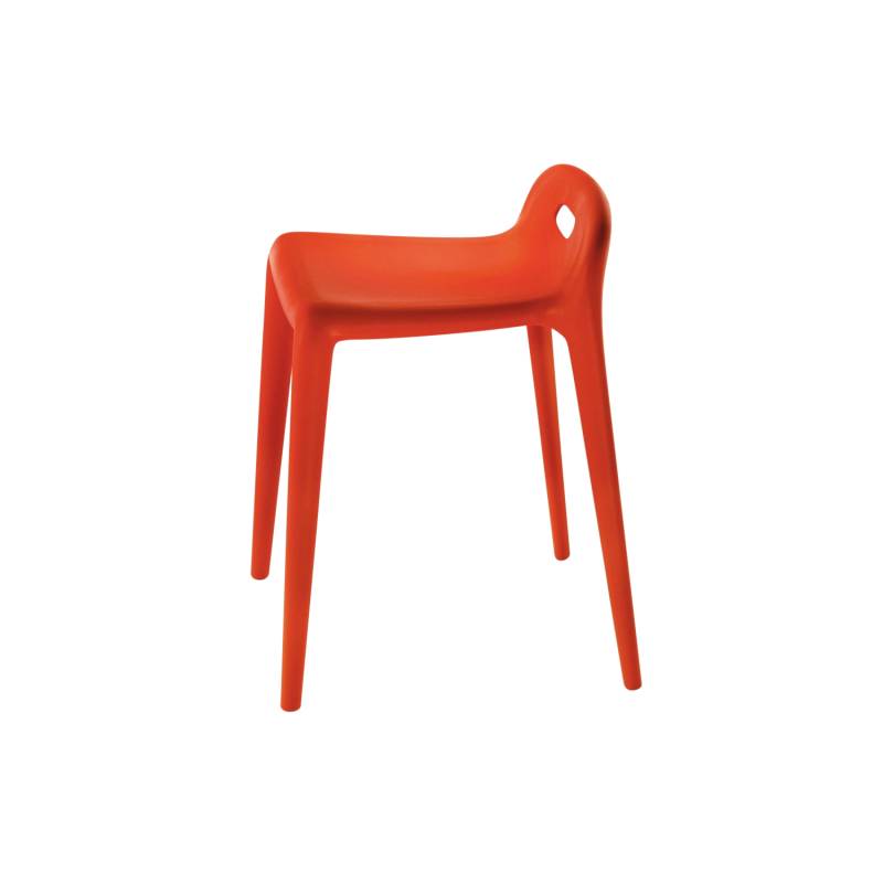 Yuyu Stapelstuhl Hocker, Farbe orange 1086 c von Magis Spa