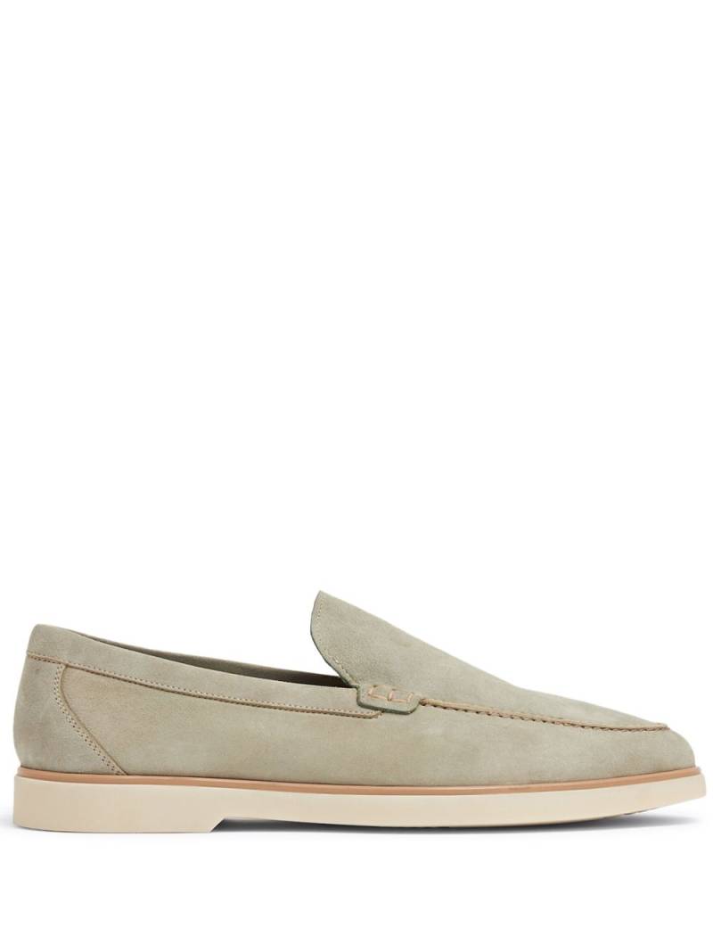 Magnanni Beignet suede loafers - Neutrals von Magnanni