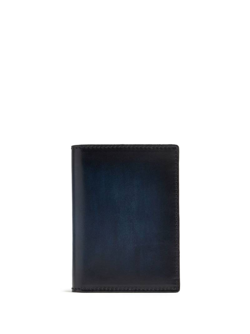 Magnanni bi-fold card holder - Blue von Magnanni