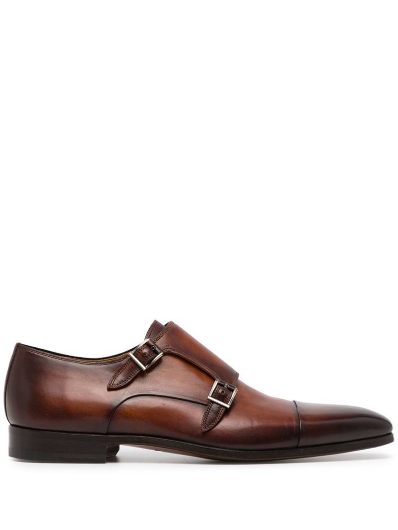 Magnanni double-buckle monk shoes - Brown von Magnanni