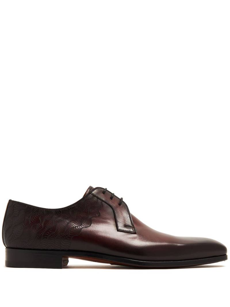 Magnanni embossed detailing derby shoes - Brown von Magnanni