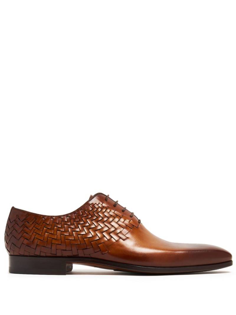 Magnanni interwoven detailing oxford shoes - Brown von Magnanni