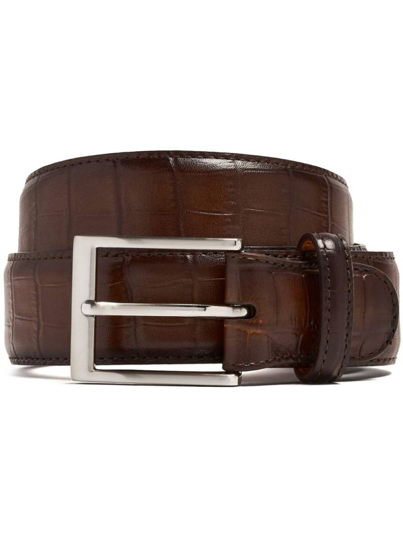 Magnanni leather belt - Brown von Magnanni