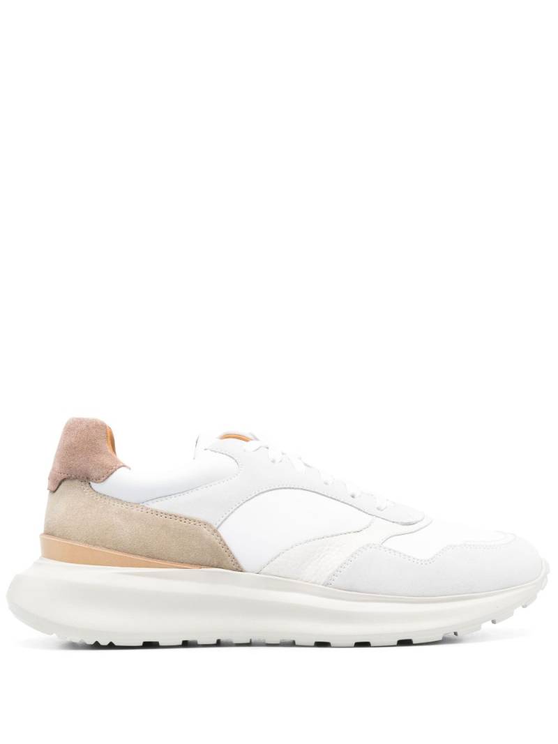 Magnanni panelled lace-up sneakers - White von Magnanni